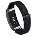 Gear Fit2 Pro / Fit2 Watch Band, ViCRiOR Nylon Woven Sport Loop Replacement Strap Bands with Adjustable Closure for Samsung Gear Fit 2 SM-R360 / Fit 2 Pro SM-R365,Black