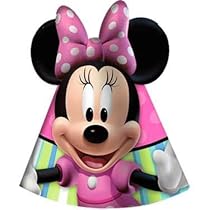 Minnie Mouse Party Supplies Hallmark Bow-tique Cone Hats