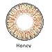 Women Multi-Color Cute Charm and Attractive Fashion Contact Lenses Cosmetic Makeup Eye Shadow Honey 3 by Dream TM
