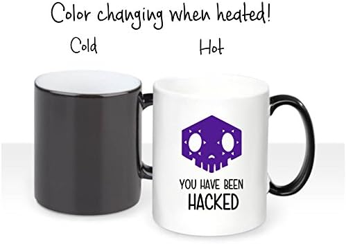 You Have Been Hacked - Sombra Hack Themed Overwatch Inspired Magic Color Changing Mug