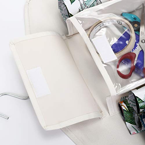 MaidMAX Double Sided Hanging Gift Wrap Organizer, Wrapping Paper Storage Containers Bags for 40-Inch Gift Wrap Rolls, Gift Bags, Ribbons, Bows, 10 Pockets - Thumbnail 3