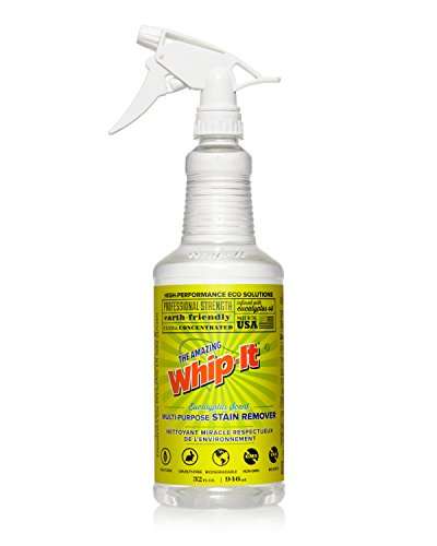 Whip-It Multi-Purpose Stain Remover - 32oz - Plant-Based with All 6 Enzymes - All Natural - Made in USA