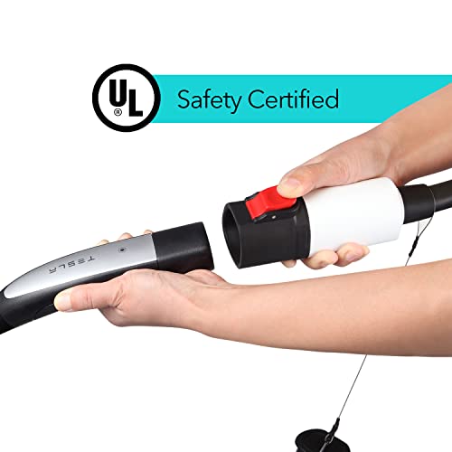 [Only for J1772 EVs] Lectron Tesla to J1772 Adapter, Max 40 Amp & 250V Compatible with Tesla