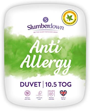 Slumberdown Anti Allergy Duvet, Single 