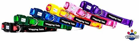 Wagging Tailz Camouflage Miniz Collar CAMO-GREEN Small