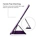 iXCC iPad Air 2 Case Trifold Stand Smart Case Cover with Hard PC Back and Built-in Magnet for Auto Wake/Sleep Function - Purple