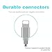 iPhone Charger,MFi Certified Lightning Cable,3 Pack 3/6/10 FT Extra Long Nylon Braided Charging&Syncing Cord Compatible with iPhone Xs/XR/XS Max/X/7/7Plus/8/8Plus/6S/6SPlus/5/5s/5c/(White+Grey)