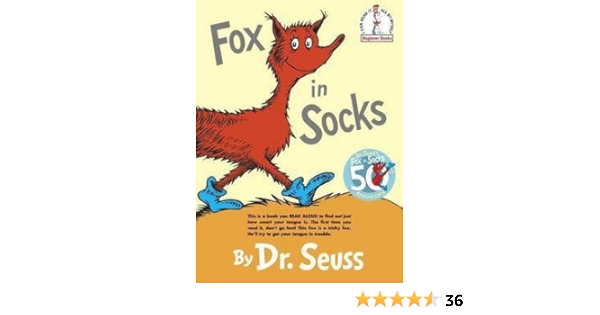 Dr Seuss Fox In Socks Hardcover 1965 Edition Dr Seuss Amazon Com Books