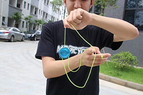 MAGICYOYO N8 Unresponsive Yoyo, Dare to Do Professional Yoyo Aluminum Metal Yoyo Spin Yoyo for Kids Advanced Yoyo Players + Yoyo Glove + Yoyo Holster + 6 Yoyo Strings