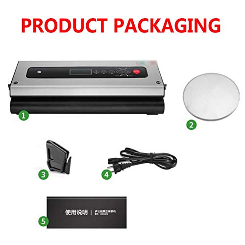 ZGYQGOO Mini-Haushalts-Vakuumierer Lebensmittel-Vakuum-Konservierungsmaschine Professional mit integriertem… – Bild 7