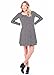 Ingrid & Isabel Women's Maternity Long Sleeve Stripe Trapeze Dress