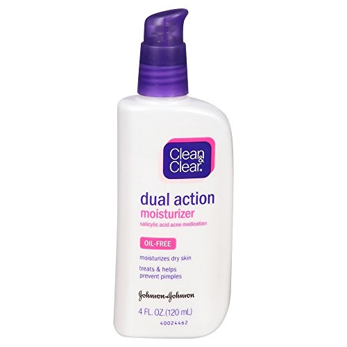 Cln&Clr Dual Mosit Size 4 Oz Clean & Clear Oil-Free Dual Action Moisturizer