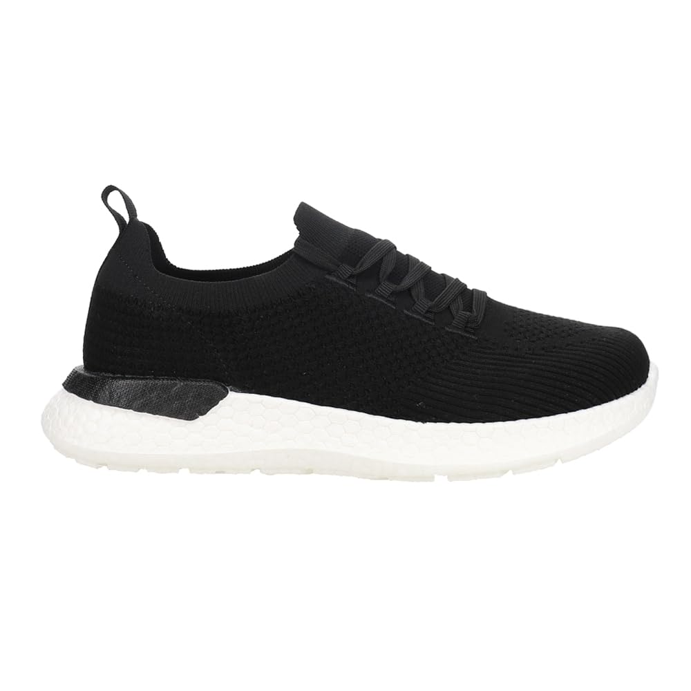 Propét Men’s B10 Unite Sneakers, Black, 8.5 XX-Wide US