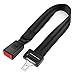 INTEY Car Seat Belt Extender Extension Safety Belt Adjustable 3-24 Inch, Auto Longer Seat Lap Belt Clip, Metal Tongue Buckle 21mm Wide Type A