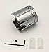 Chrome Universal Piston Shifter Knob Manual Stick Shift Rat Rod, STREET ROD