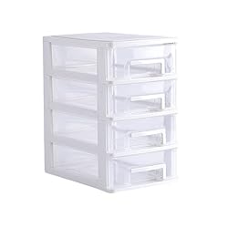 STOBOK Plastic Storage Bins Storage Drawer, 4