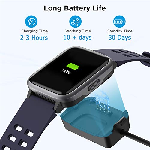 Letsfit Smart Watch, Fitness Tracker with Heart Rate Monitor, Activity