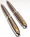 Stainless Steel and Gold Police Detective Pen | Police Gift | Executive Office Pens | Police Desk Pen | Professional Pen for Detectives | Investigators Pens | Office Pen for Men | Office Pen for Women