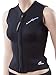 Neo Sport Men’s and Women’s Front Zipper Wetsuit Vest - 2.5mm -4-Way Stretch Neoprene - 50+ UV SHIELD , Women's Black, 8