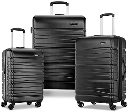 Amazon.com | Samsonite Element XLT Hardside Set Silver | Luggage Sets