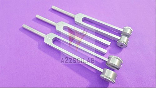 Set of 3 pcs aluminum sensory tuning forks c 128 256 51…