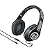Marvel Over The Ear Wired Headphones with Built in Microphone Quality Sound from The Makers of iHome (Black Panther)