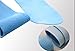 THE GUI’S HOUSEWARE Silicone Sticky Bathroom Warmer Washable Health Toilet Seat Cover Pads (Blue,ultra-thin type,thickness is 0.04inch)