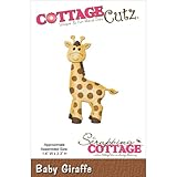 CottageCutz Die Cuts, 1.4 by 2.3-Inch, Baby Giraffe