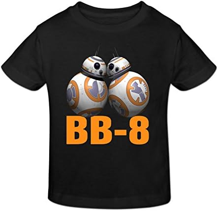 Diy Seico Stay Cute BB8 Robot Custom baby 100% Cotton T-shirt Jacqueline begay 4T Black