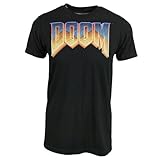 Mens Doom Logo T Shirt Black