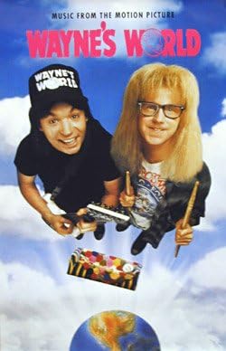 Wayne's World ~ Original 23"x35" Soundtrack Advertsing Poster
