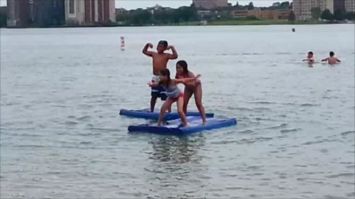 Float-N-Sled-Swim-Raft-Portable-Platform-That-Never-Deflates Float-N-Sled-Swim-Raft-Portable-Platform-That-Never-Deflates