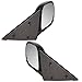 Brock Replacement Driver and Passenger Set Manual Side Door Mirrors Below Eyeline Compatible with 1995-1998 Blazer 8151508490 8151508500