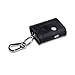 AirPods Case,Thankscase Premium Genuine Leather Case 2 in 1 Combo Magnet Closure Cover for Apple AirPods and AirPods Strap.(Black)