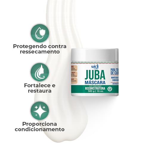 Widi Care Máscara de Tratamento Reconstrutora Juba 500g