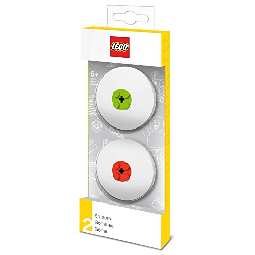 Lego eraser - red/lime