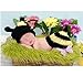 Dealzip Inc Cute HoneyBee Baby Photo Props Outfit Crochet Knit Costume Set
