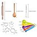 Bememo Kids Chef Set Children Cooking Play Kids Cook Costume with Utensils for Girls Children's Day Gift, 16 Pieces (Blue)