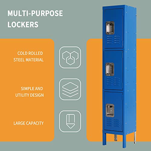 image for INTERGREAT Metal Locker for School Office Gym Metal Storage Locker Cab