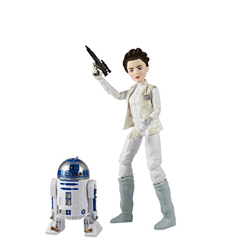 Hasbro Star Wars C1629ES "Die Mächte des Schicksals 11" Deluxe Action Puppen 2er Set - LEIA und R2D2" Actionfigur – Bild 3