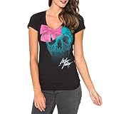Metal Mulisha Womens Sugar Bow Short-Sleeve Shirt