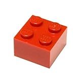 LEGO Parts and Pieces: 2x2 Red (Bright Red) Brick x50
