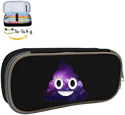 Daihe Case Sparkles Poop Emoji Pen Case Stationery Pouch Bag Case Cosmetic Makeup for School Supplies