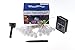 Solar String Lights, Tesla's Outdoor Solar Powered Fairy Bubble Globe String Lights with 8 Lighting Modes for Patio,Lawn,Garden,Wedding,Holidays,Christmas Decoration