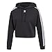 adidas Originals Women's Cropped Hoodie, Black, L