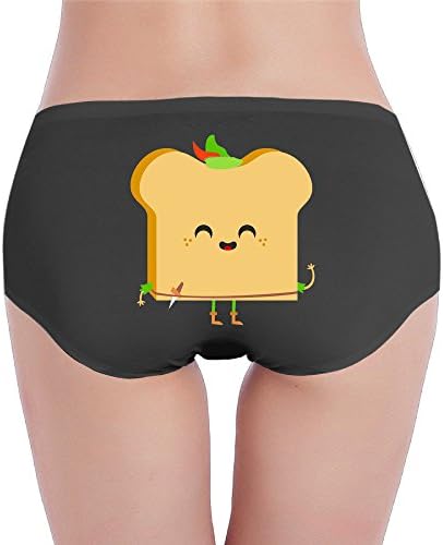 Wally Women's Cute Bread Low-Rise Cotton Bikini Brief Panties Underwear S