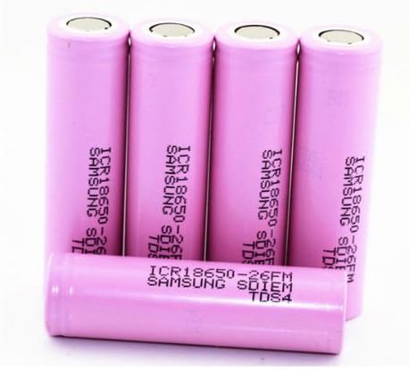ICR18650-26F 2600mAh 3.6v Rechargeable Li-ion Battery 2PCS