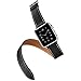 AutumnFall Long Leather Band Double Tour Bracelet Watchband for Apple Watch Series 1, Series 2 38mm (Black)