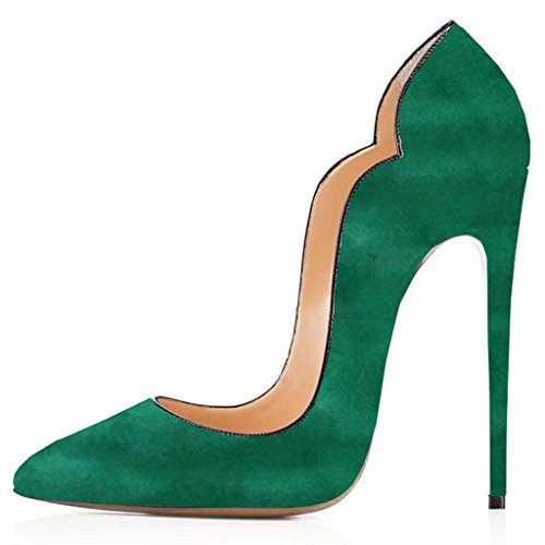 Comfity Women's Relia Patent Stiletto High Heels Pointed Toe Spring Summer Autumn Party Pumps 7.5 M US