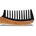 Wide Tooth Hair Comb [Gift Box] – pureGLO No Static Detangling Wooden Combs - Natural Aroma Green Sandalwood Buffalo Horn Detangler Comb for Men Women and Kids